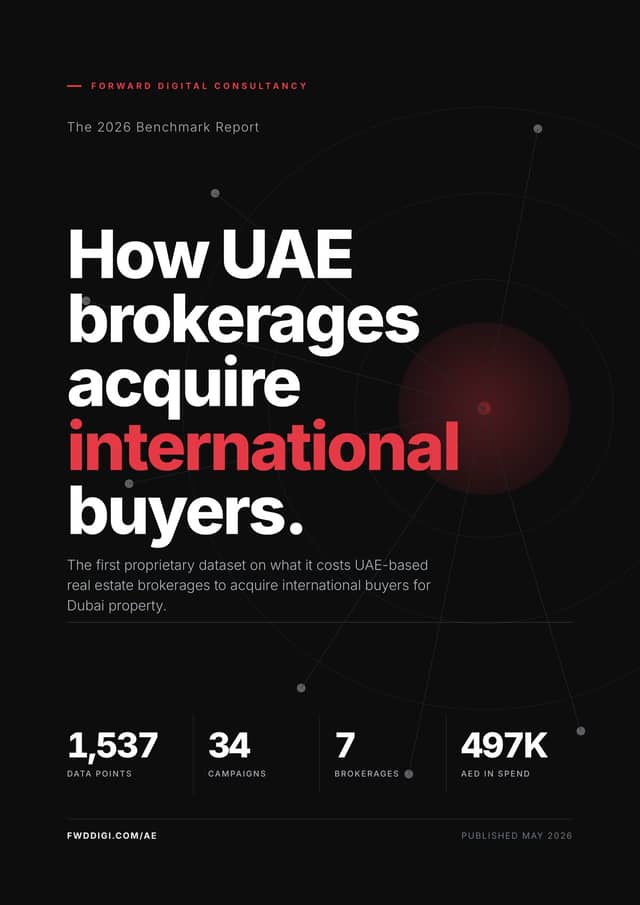 How UAE Brokerages Acquire International Buyers cover